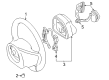Lincoln Town Car Steering Wheel Diagram - 5W1Z-3600-DGA