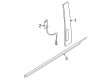 Ford Maverick Door Moldings Diagram - NZ6Z-21275A37-AA