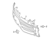 Lincoln MKX Grille Diagram - FA1Z-8201-AA