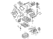 Mercury Timing Chain Guide Diagram - 1S7Z-6K297-BA