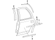 Mercury Grand Marquis Door Moldings Diagram - 6W7Z-54255A60-BA