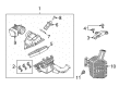 Mercury Milan Air Intake Coupling Diagram - AE5Z-9B659-F