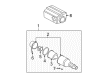 2004 Lincoln Navigator Air Intake Coupling Diagram - 2L7Z-9B659-BB