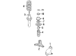 1998 Ford Contour Shock Absorber Diagram - 3U2Z-18124-JA