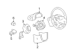 2004 Lincoln LS Steering Column Cover Diagram - 3W4Z-3530-AAH