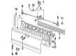 1994 Ford Ranger Tailgate Handle Diagram - F37Z-9943400-A