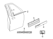 Lincoln Door Moldings Diagram - 7L7Z-7820878-A