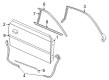 Ford Mustang Door Moldings Diagram - YR3Z-5420910-AA