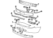Mercury Sable Emblem Diagram - F6DZ8213AA