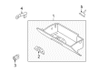 Mercury Sable Glove Box Diagram - 8F9Z-74060T10-AE