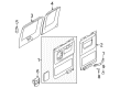 2012 Ford E-250 Door Handle Diagram - F2UZ-1522666-AC