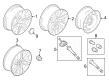 2021 Ford Expedition Spare Wheel Diagram - JL1Z-1007-E