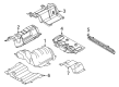 2023 Ford Bronco Sport Exhaust Heat Shield Diagram - LX6Z-7811434-B
