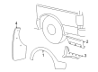 Ford Excursion Mud Flaps Diagram - YC3Z-16A550-AA