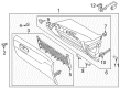 2019 Ford SSV Plug-In Hybrid Glove Box Diagram - GS7Z-5406010-BG