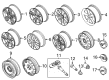 Ford Spare Wheel Diagram - DR3Z-1007-E