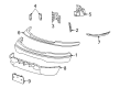2001 Ford Expedition Spoiler Diagram - XL3Z-17626-EAB