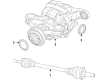 Ford Police Interceptor Utility Axle Shaft Diagram - L1MZ-4K139-B