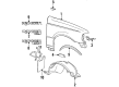 Ford Ranger Mud Flaps Diagram - F37Z-16A550-B