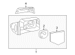 2007 Ford Explorer Sport Trac Car Mirror Diagram - 6L2Z-17682-BAA