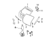Ford Trunk Lid Lift Support Diagram - 5S4Z-61406A10-A