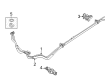 Ford Police Interceptor Utility A/C Hose Diagram - DB5Z-19867-B