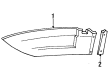 Ford Bronco Sun Visor Diagram - F5TZ1504105BAK