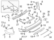 Ford Bumper Diagram - GJ5Z-17K835-EA
