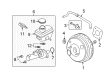 Ford Brake Booster Diagram - 6L8Z-2002-A
