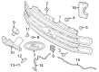Ford F-250 Super Duty Emblem Diagram - PC3Z-8213-A
