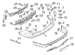 Ford Police Interceptor Utility Bumper Diagram - FB5Z-17K835-ADPTM