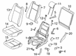 2020 Ford Transit Connect Seat Cushion Diagram - KT1Z-1766801-D