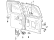 Ford Aerostar Tailgate Handle Diagram - E69Z1143400C
