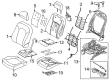 Ford Seat Cushion Diagram - JL3Z-63632A22-F