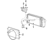 2002 Lincoln Navigator Cooling Hose Diagram - YL7Z-8286-A