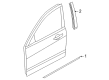 Ford Focus Door Moldings Diagram - AS4Z-6320554-AA