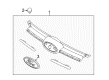2013 Ford Focus Grille Diagram - BM5Z-8200-A
