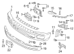 Ford F-350 Super Duty Bumper Diagram - HC3Z-17757-CB