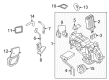 Lincoln Navigator Blend Door Actuator Diagram - 7L1Z-19E616-A
