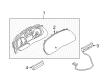 Ford Ranger Instrument Cluster Diagram - 6L5Z-10849-CA
