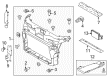 Ford Police Interceptor Utility Air Deflector Diagram - DB5Z-8349-B