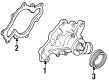Mercury Water Pump Pulley Diagram - F87Z-8509-AA