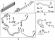 Lincoln MKC Automatic Transmission Oil Cooler Line Diagram - F1FZ-7A031-C