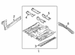 2020 Ford Edge Floor Pan Diagram - K2GZ-5811135-B