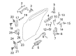 2012 Lincoln MKS Door Latch Cable Diagram - 8A5Z-54221A00-B