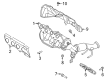 Lincoln Exhaust Manifold Diagram - LX6Z-5G232-D