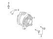 Ford E-150 Alternator Bracket Diagram - 2L1Z-10153-CA