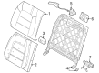 Ford Mustang Seat Cover Diagram - PR3Z-6366600-DA