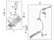 Ford Automatic Transmission Shift Levers Diagram - GR3Z-7210-GE