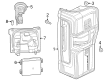 2023 Ford F-350 Super Duty Light Socket Diagram - PC3Z-13410-B